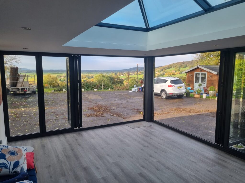 Bi-Fold Doors as a part of a conservatory project